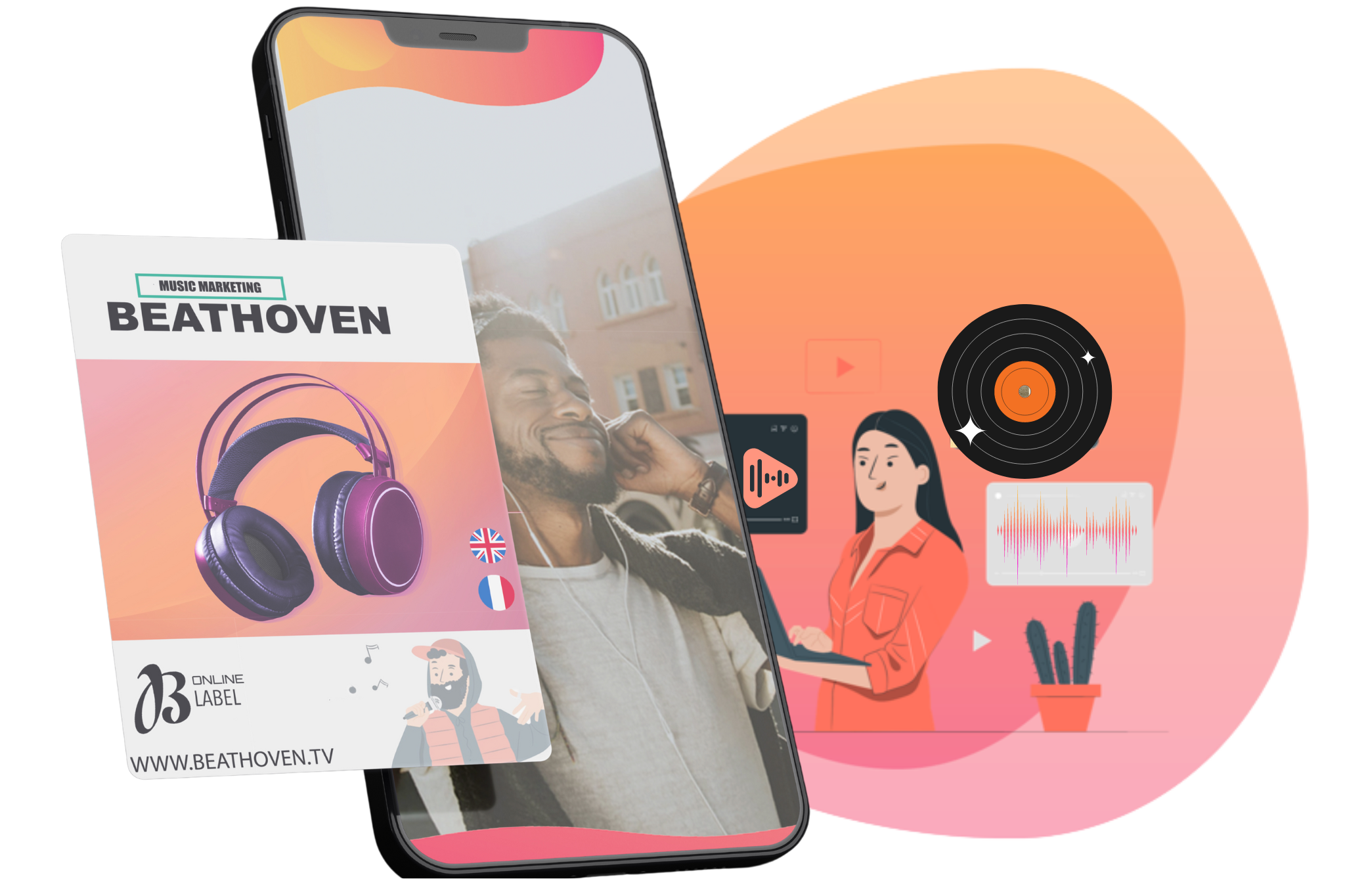 Promotion musicale,Promotion musicale Radios Spotify Deezer YouTube et +,Beathoven Agence de Promotion Musicale,Beathoven,FM, Promotion musicale organique &#038; marketing, Beathoven
