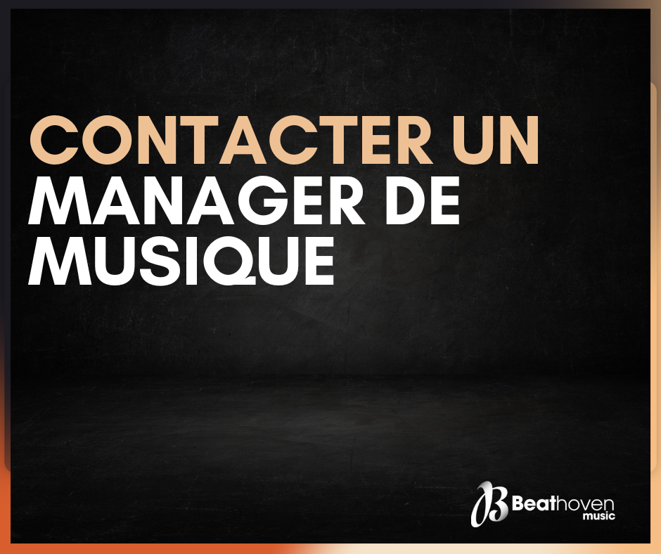 Contacter un manager de musique
