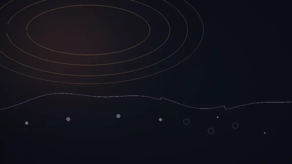 One Submit avis — illustration abstraite : arcs cuivrés, réseau de points et trajectoire de diffusion.