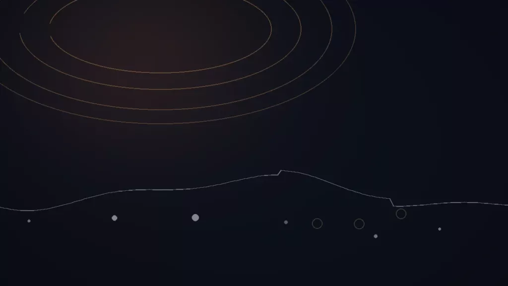 SubmitLink avis — illustration abstraite : arcs cuivrés, réseau de points et trajectoire de diffusion.