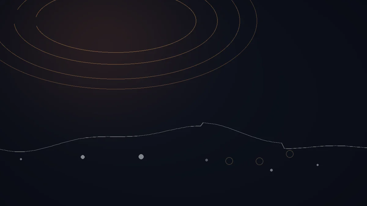 SubmitLink avis — illustration abstraite : arcs cuivrés, réseau de points et trajectoire de diffusion.