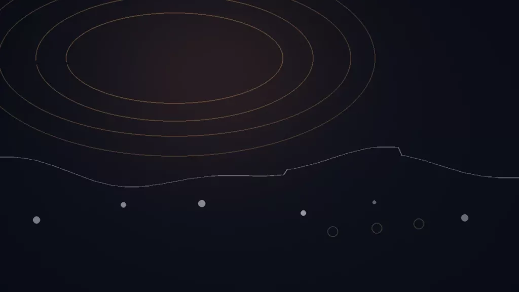 Hypeddit avis — illustration abstraite : arcs cuivrés, parcours entre points de contact.