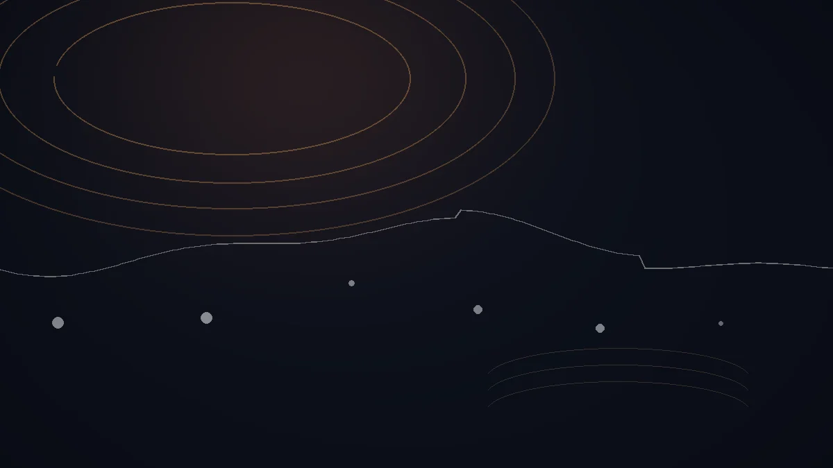 Audiomack avis — illustration abstraite : arcs cuivrés, ondes créatives et points de rythme.