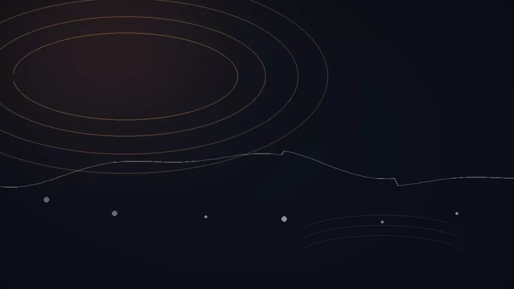 BeatStars avis — illustration abstraite : arcs cuivrés, ondes créatives et points de rythme.
