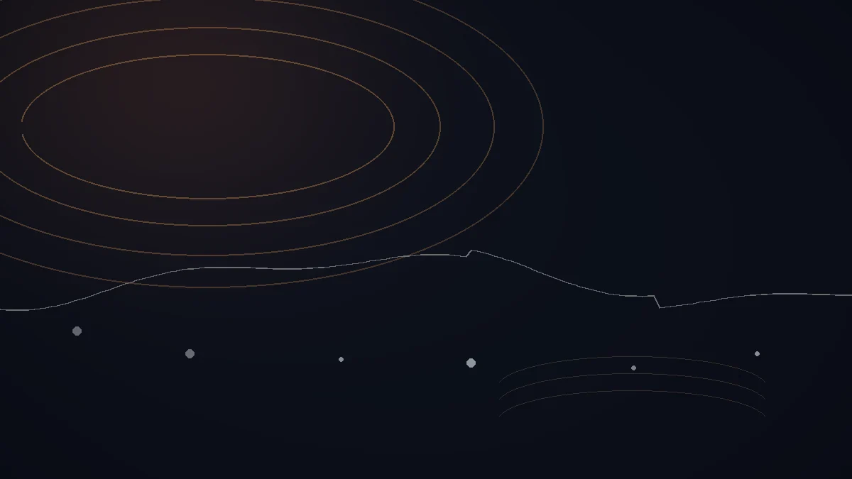 BeatStars avis — illustration abstraite : arcs cuivrés, ondes créatives et points de rythme.